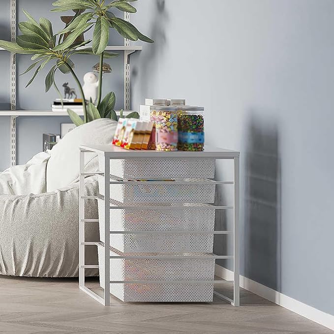 Compact Hanging Pullout Drawer Basket,Pull Out Drawer Organizer Containers Storage Bin,for Home Office Bedroom Laundry Room(Style4)