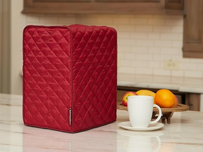 Covermates Keepsakes Jucier Cover – Quilted Appliance Protector for Citrus Reamers – Dust & Stain Resistant, Washable Slip‑On Design for Countertop Storage, Black