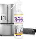 Ceramic Coating Spray for Kitchen Appliances and Stainless Steel | 8.66oz Anti Fingerprint Spray, Cerami Coat for Appliances, Long-Lasting Multi-Surface Shine, Fingerprint Resistant for Stoves