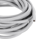 DMiotech 20ft Wire Loom Split Tubing 1/4 Inch(6.5 Mm) ID, Cord Protectors from Pet Flexible Conduit Cable Management for Office, Home, Garden, Gray