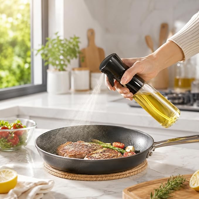 Empty Clear Glass Spray Bottles (black)