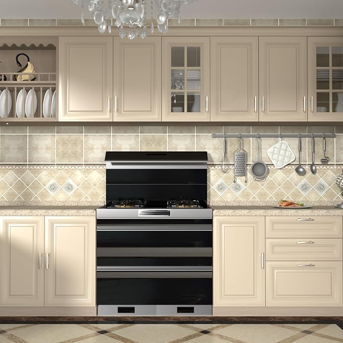 10 Pack 5 Inch Cabinet Pulls Brushed Nickel and Gold Cabinet Handles, Silver and Gold Dresser Drawer Pulls Brushed Nickel Kitchen Hardware
