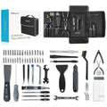 Creality 3D Printer Tool Kit, 74 Pcs in 1 3D Printing Tool Kit Includes Deburring Tool, Nozzle Cleaning Kit, Screwdriver Kit, Removal/Assembly Tools, 3D Printer Tool Wrap Kit Pro for All Printers