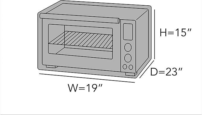 Covermates Keepsakes Toaster Cover - Dust Protection - Stain Resistant - Washable Appliance Cover, Bronze