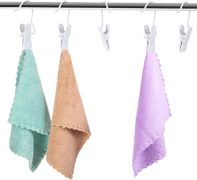 Hotop 36 Pieces Boot Hanger Clips for Closet, Laundry Hanging Hooks Heavy Duty Clips Boot Holder Portable Single Hooks Space Saving for Pants Jeans Clothes Hats Tall Towels (White)