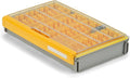 Plano Edge 3700 Lipless Box, Stores 40 Fishing Baits, with Rust-Preventive Rustrictor, Dri-Loc Watertight Seal, WaterWick, Transparent DuraView Lid, Stackable Storage for Crankbaits and More