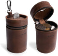 Hide & Drink Genuine Leather Coin Pouch Piggy Bank, Cash Holder Organizer, Coin Purse for Men & Women, Money Saving Box, Men's Change Purses & Pouches, Small Mens Wallet for Coins, Zippered Case Banks