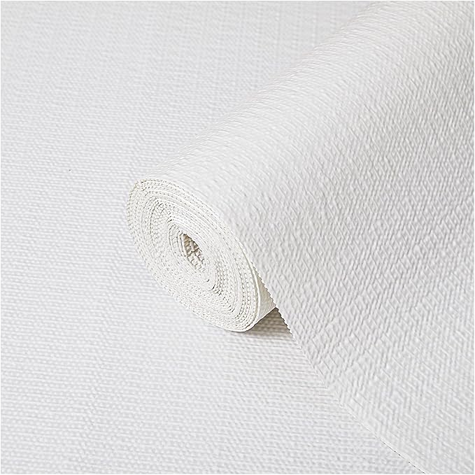 Coavas Shelf and Drawer Liner, Non Slip Extra Grip Non Adhesive Waterproof Thickened Cabinet Mat, Easy Cut for Kitchen Pantry Bathroom Dresser Cupboard (White, 12IN x 20FT)