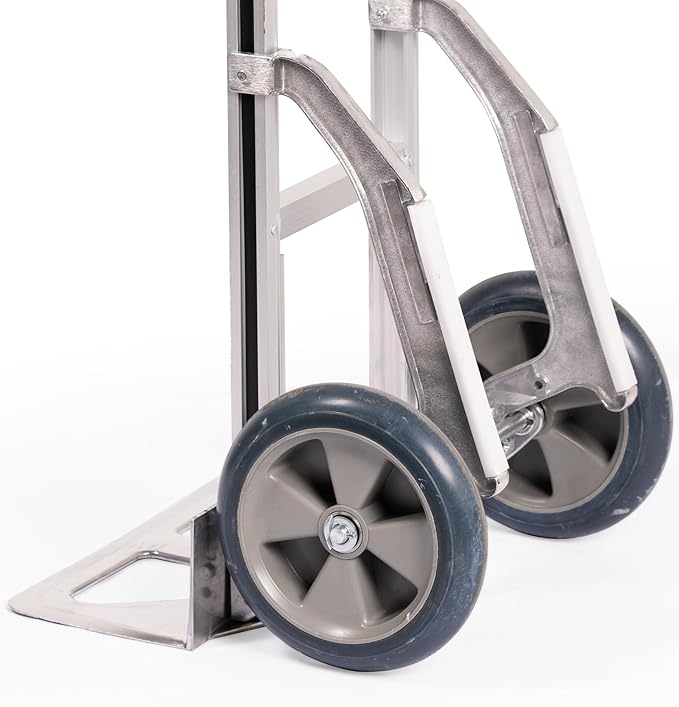 Stair Climber Cart Kit - for 2 Wheel Stair Climbing Hand Trucks - Easily Move Hand Cart Over Stairs and Curbs - Aluminum Polymer Slide Bars -Compatible with 8" and 10" Wheels