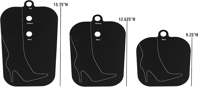 Household Essentials CedarFresh Boot Shapers, 4 Pairs, Plastic Boot Inserts, Pliable and Durable, Customizable Size, Perfect for Preserving Boot Shape and Quality, Multicolor