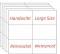 Removable Stickers Labels 5" x 3" 120 Large Moving Labels for Boxes, Packing Supplies for Moving, White Blank Label Stickers for Home Organization Projects, Kitchen, Storage Bins