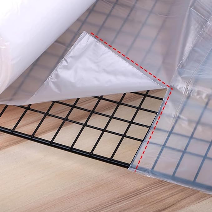 FungLam 12”×20” Plastic Produce Bags on a Roll, Clear Food Storage Bags for Bread, Vegetables, Fruits and Meat, Continuous Plastic Bags for Kitchen, Refrigerator Storage, 350 Bags/Roll