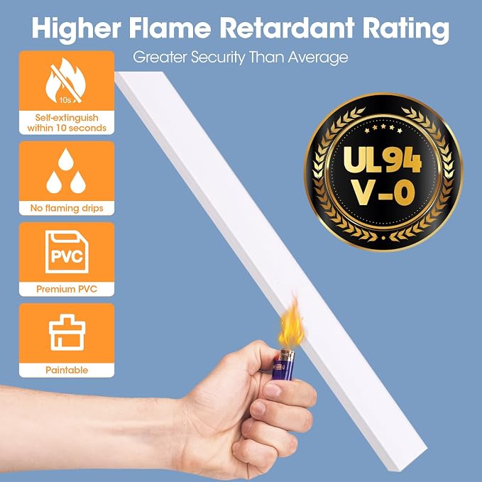 1000in Cord Hider Kit, Cord Covers for Wires on Wall, Paintable Cable Raceway, Cord Hider for Wall Mount tv, tv Cable Hider Wall kit, Wire Covers for Cords, 64X L15.7 X W0.96in X H0.57in, White