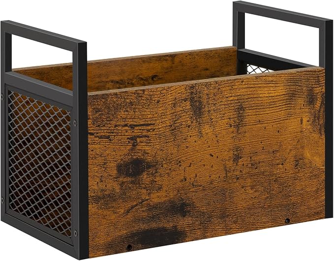 YINMIT Magazine Holder, Magazine Rack Floor, Magazine Rack for Desktop and Home Office, Magazine Storage Basket for Letters, Magazines, Books, Newspapers