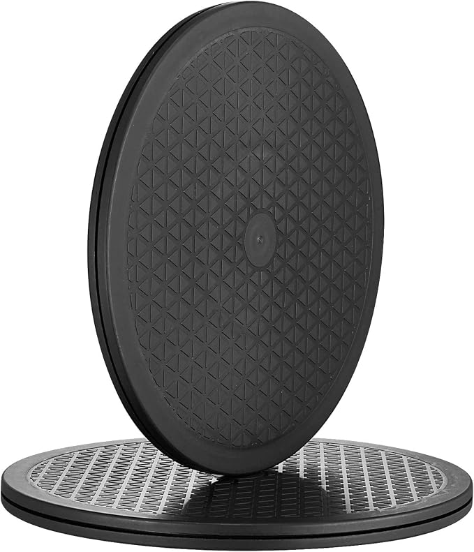Heavy Duty Rotating Swivel Stand with Steel Ball Bearings - Lazy Susan Spray Paint Turntable for Flat Panel Monitors, Potted Plants,TV's, Sculpture, Speakers (10 inch-2pack)