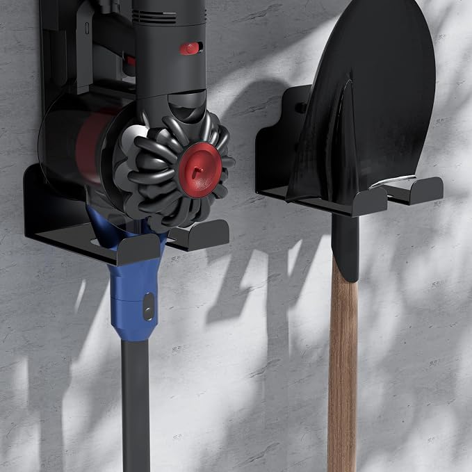 JNIHEEP Garage Organizer Trimmer Rack, Garden Power Tool Hanger Weed Whackers Holder Wall Mounted for Grass Trimmer, Hedge Trimmer, Garage Trimmer, Garden Tools,2 Pack