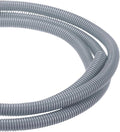 DMiotech 100ft Wire Loom Split Tubing 1/2 Inch(12.7mm) ID, Cord Protectors from Pet Flexible Conduit Cable Management for Office Home Garden, Gray