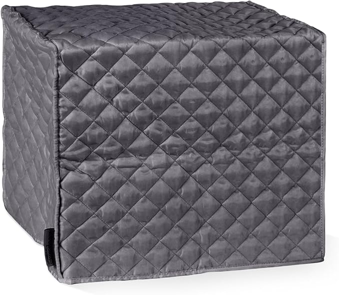 Covermates Keepsakes Rectangular Appliance Cover – Quilted Kitchen Appliance Cover for Countertop Storage – Dust Protection – Stain Resistant – Washable – Slip-On Appliance Design, Slate