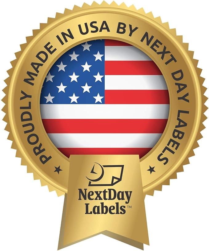 NextDayLabels – 4" x 1-1/3" Rectangular Sticker Labels for Printer - White Laser/Inkjet Printer Labels Return Address Labels Shipping Label Stickers (50 Sheets, 14 Per Sheet, 700 Labels)