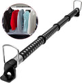 VaygWay Expandable Car Clothes Hanger Bar- Heavy Duty Hanger Metal Storage Suit Rod-Car Hanging Closet Organizer Rack Expandable to 62"- Portable Seat Rack Universal Fit- Car Van Truck RV SUV Fit