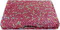 1Pc Card Wallet Card Case Bling Bling Business Card Holder,Pink | Fashion,Crystal and Aluminum,Unisex-Adults,Compact Purse,Rhinestone