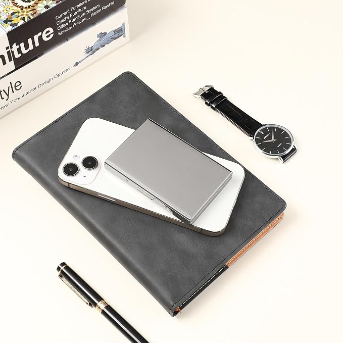 Stainless Steel Credit Card Wallet RFID Blocking Metal Case Pocket Business Card Holder for Women and Men