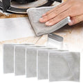JUDUNA Multipurpose Wire Dishwashing Rags for Wet and Dry, 2024 New Metal Scrubbing Wire Dishwashing Rags Wire Washing Cloth, Wire Miracle Cleaning Cloths Non Scratch Wire Dishcloth (5 PCS)