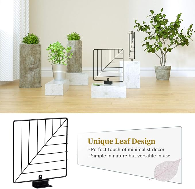 Love-KANKEI Corner Wall Shelf 5 Tier,Solid Wood,51" Tall,Carbonized Black | Easy to Install,Leaf-Shaped Floating Wall Shelves,Capacity 44 Lbs,For Bedroom Living Room Bathroom Kitchen Office,Display