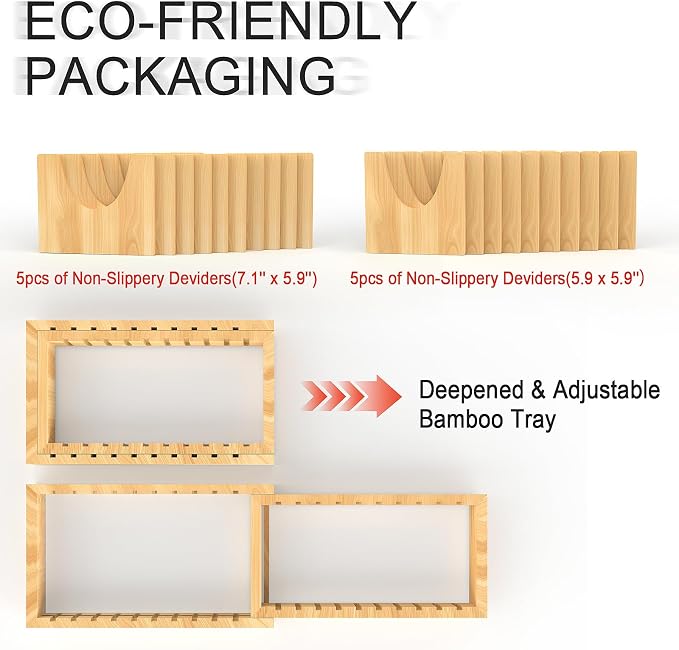 Bamboo Pot and Pan Organizer, Expandable Pot Lid Cutting Board Organizer | Pot and Lid Organizers Inside Cabinet, Adjustable Cutting Board Holder With Non-Slip Base for Kitchen Storage