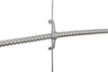 Conduit Cable Support Clip to Ceiling Wire, Threaded Rod & Flanges. Heavy Duty Spring Steel Clip / 100 Pack