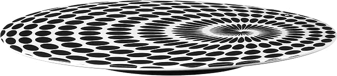 French Bull Lazy Susan Large Melamine Rotating Dinnerware Platter Turntable Table, Serving, Party, Kitchen, Organizing, Pantry, Cabinet, 15-inch, Foli