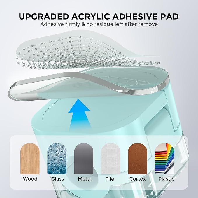 AhaStyle Magnetic Cable Organizer [1s Lock] 6 Pack Cord Holders Cable Clips | Strong Adhesive Hide Cable Cord Keeper Adhesive Wire Organizer Keeper for Nightstand Kitchen Car Office