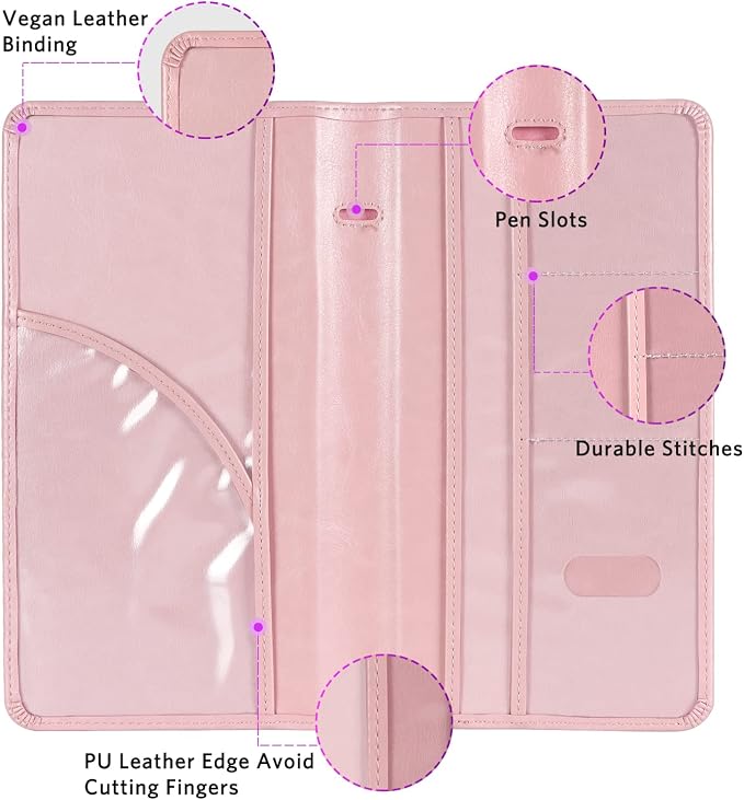 CoBak Car Registration and Insurance Holder | Vehicle Glove Box Organizer, Auto Truck Compartment Document Case with Magnetic Closure for Insurance & Driver License