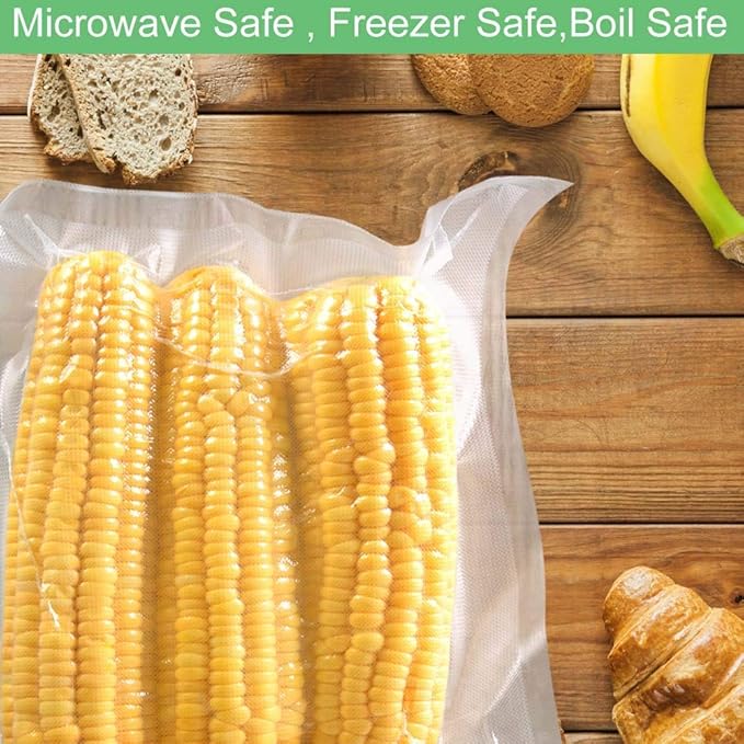 O2frepak Multi-Size 50x 6''x10'',50x 8''x12'',50 X10'' X13''and 3 Rolls11''x20',3 Rolls 8''x20' BPA Free Sous Vide Seal a Meal Commercial Grade Vacuum Seal PreCut Combo Pack Bags Rolls
