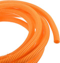 DMiotech 20ft Wire Loom Split Tubing 1/2 Inch(12.7 Mm) ID, Cord Protectors from Pet Flexible Conduit Cable Management for Office, Home, Garden, Orange