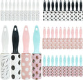 40Pcs Mini Lint Roller Travel Size, Mini Lint Roller for Purse, Portable Lint Rollers for Pet Clothes Travel Lint Bursh Rollers, Cat Hair Extra Sticky Clothes Removal Tool for Bag Furniture 5.9×1.1In