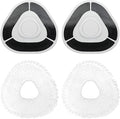 Mop Pad Plate for Narwal Freo X Ultra, Freo, Freo Pro, Freo Z10, Freo Z Ultra Robot Vacuum Cleaner, Freo Z10 Accessoires 2 Mop Pads, 2 Mop Pad Holders, 4 Pcs Replacement Parts