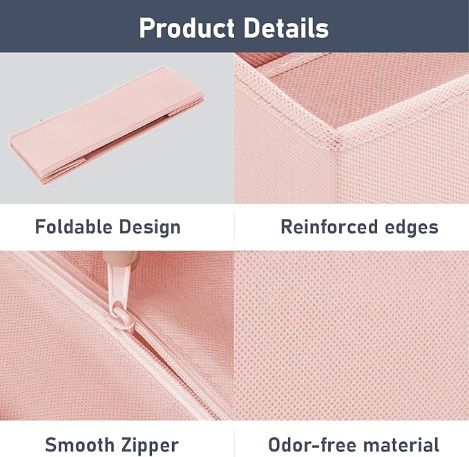 DIMJ Drawer Organizer Clothes 30 Pack - Foldable Baby Organizers and Storage Dresser Organizer for Bedroom, Closet Nursery Organization Dresser Dividers for underwear, Sock, Bra, Belt, Tie