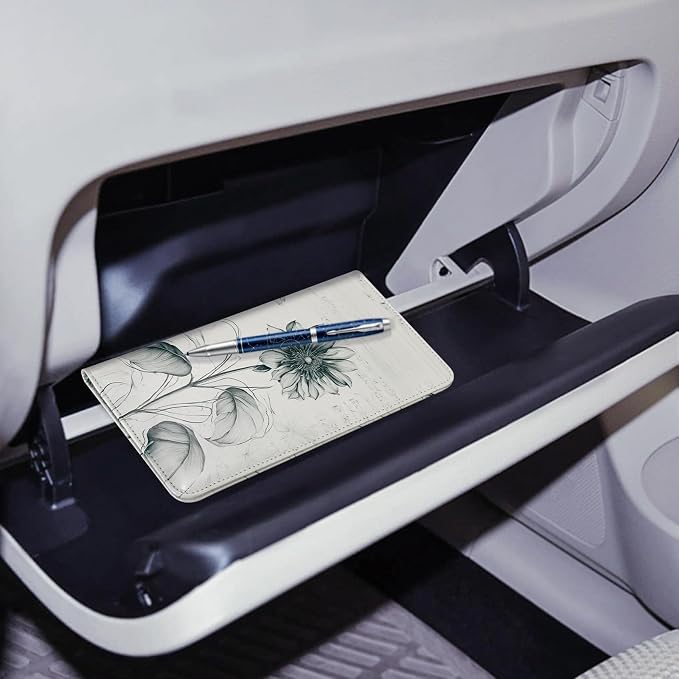 CoBak Car Registration and Insurance Holder | Vehicle Glove Box Organizer, Auto Truck Compartment Document Case with Magnetic Closure for Insurance & Driver License