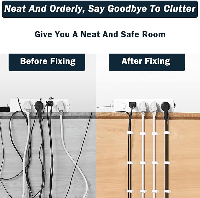 Cable Clips 10mm Nail in Cable Holder Clip 100 Pcs Wire Clips Speaker Tacks for Cords Coax Clamps Ethernet Cord Tacks RG6 RG59 CAT6 RJ45 Wall Wire Organizer