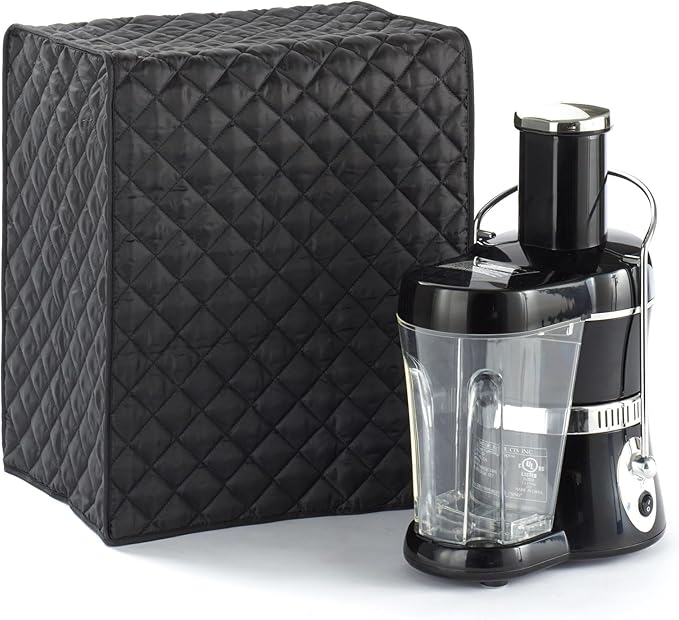 Covermates Keepsakes - Juicer Cover - Dust Protection - Stain Resistant - Washable - Appliance Cover, Black