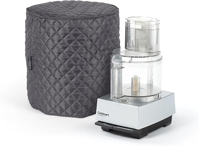 Covermates Keepsakes Blender Cover – Quilted Appliance Protector for Food Processors – Dust & Stain Resistant, Washable Slip‑On Design for Countertop Storage, Slate