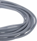 DMiotech 50ft Wire Loom Split Tubing 3/8 Inch(9.5mm) ID, Cord Protectors from Pet Flexible Conduit Cable Management for Office Home Garden, Gray