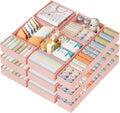DIMJ Drawer Organizer Clothes 24Pack - Foldable Baby Organizers and Storage & Dresser Organizer for Bedroom, Closet - Nursery Organization Dresser Dividers for underwear, Sock,Bra, Belt, Tie, Pink