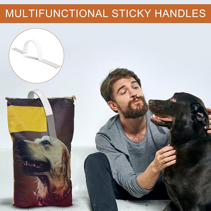 120pcs Adhesive Carry Handle, Stick on Carrying Handle Box Handles Straps Box Straps for Carrying Moving Lifting Boxes, up to 25 Pounds Carry Load