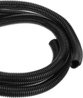 DMiotech 10ft Wire Loom Split Tubing 1 Inch(25.5 Mm) ID, Cord Protectors from Pet Flexible Conduit Cable Management for Office, Home, Garden, Black
