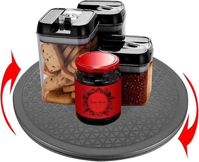 Heavy Duty Rotating Swivel Stand with Steel Ball Bearings - Lazy Susan Spray Paint Turntable for Flat Panel Monitors, Potted Plants,TV's, Sculpture, Speakers (10 inch-2pack)