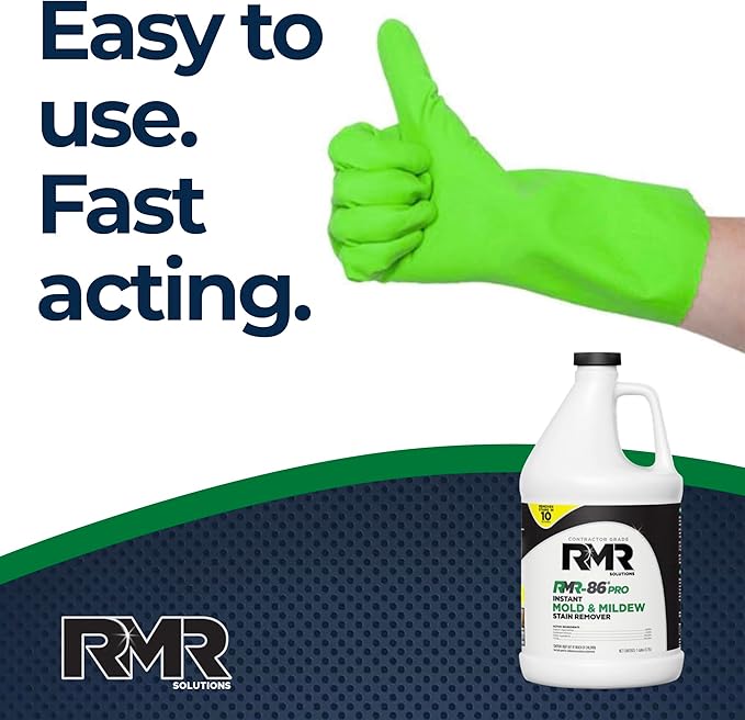 RMR-86 Pro Instant Mold Stain Remover and RMR-141 RTU Disinfectant Cleaner DIY Mold Remover Bundle
