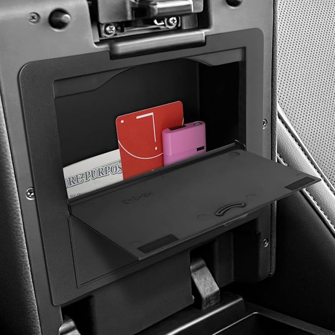 YOJOJOCO 3PCS Center Console Organizer Compatible with Toyota 2024 2025 2026 Tacoma Accessories Center Console Dividers Organizer Hidden Storage Box