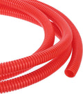 DMiotech 10ft Wire Loom Split Tubing 1/2 Inch(12.7 Mm) ID, Cord Protectors from Pet Flexible Conduit Cable Management for Office, Home, Garden, Red